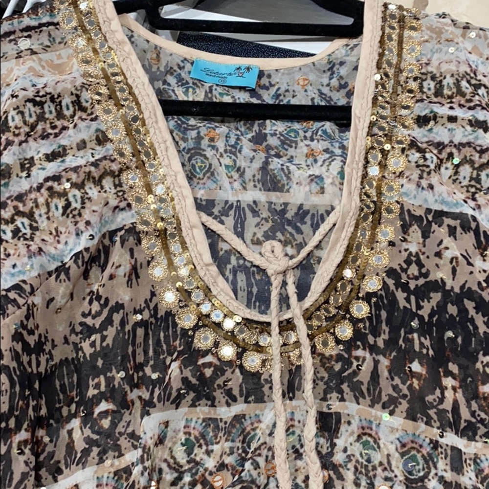 Letarte Handmade XS Swim Cover Up